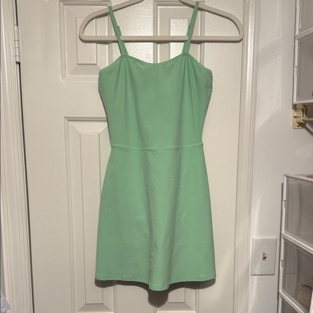 ALO Yoga Light Green Mini Dress